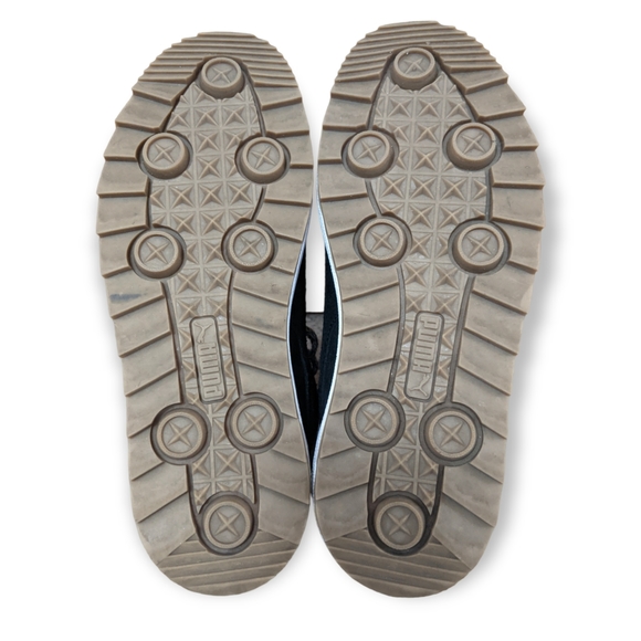 Puma Suede Winterized Lather Rugged Black Women’s Trainers, 6 - Picture 6 of 6